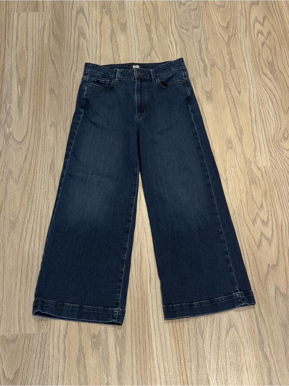 Paige Anessa Wide Leg Jeans Dark Blue Women’s Jeans 30